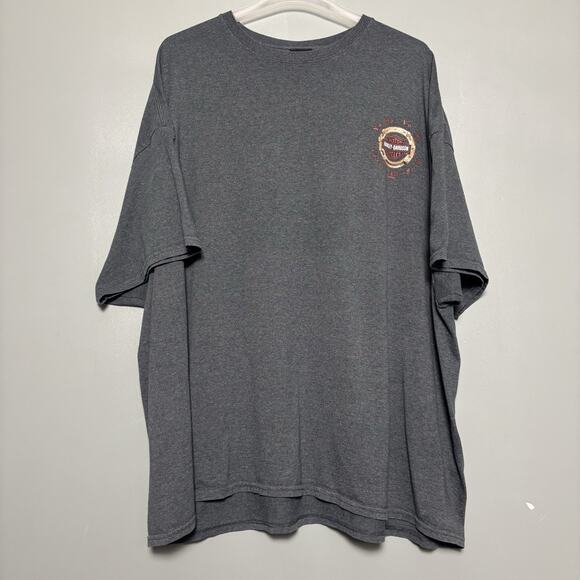 Harley Davidson Motorcycles Yo Ho Pirate Orlando Florida FL 5XL Plus Shirt Grey - Picture 2 of 10